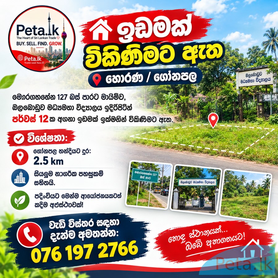 Land For Sale In Gonapala